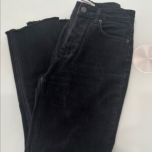 Reformation Black Ankle Jeans